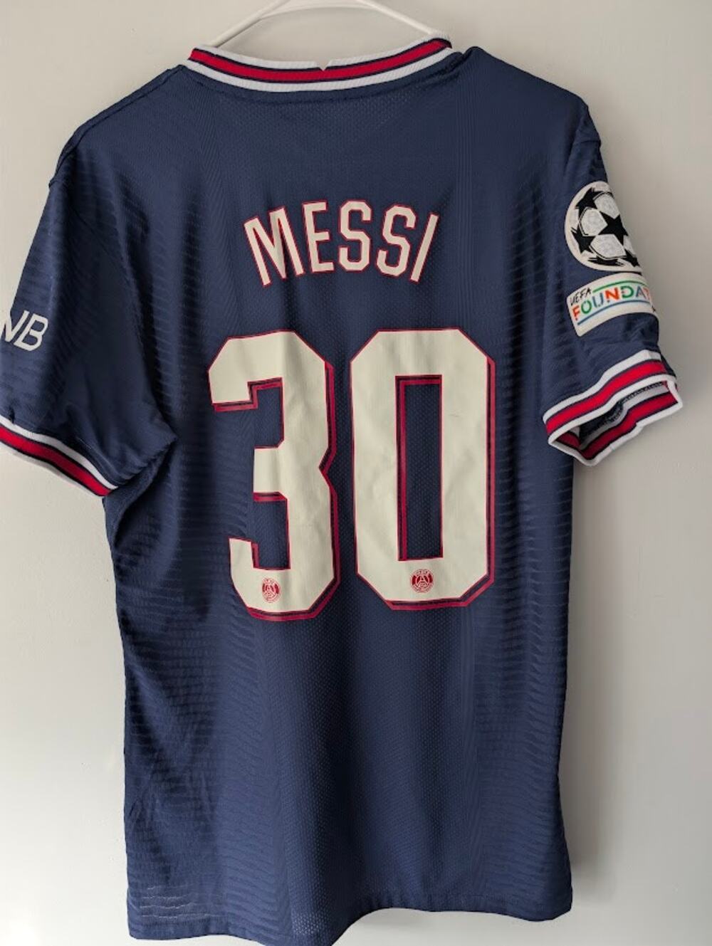 PSG 2021-22 Home Lionel Messi #30 Jersey Men Large Jordan Nike ADV Authentic UCL